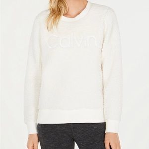 Calvin Klein Sherpa Logo Sweatshirt
